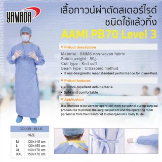 เสื้อกาวน์ผ่าตัด